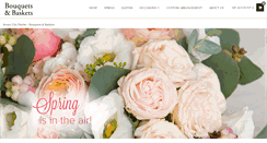 Desktop Screenshot of bouquetsbaskets.net