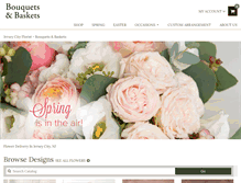 Tablet Screenshot of bouquetsbaskets.net